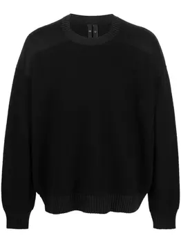 Y-3 джемпер в рубчик, черный