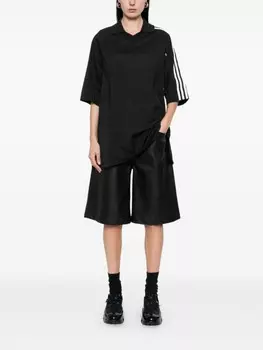 Y-3 футболка Cut Line, черный
