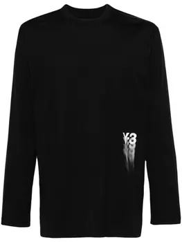 Y-3 футболка GFX, черный