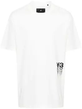 Y-3 футболка GFX SS, белый