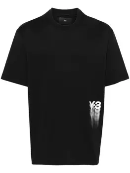 Y-3 футболка GFX SS, черный