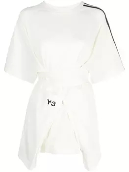Y-3 футболка с логотипом, белый