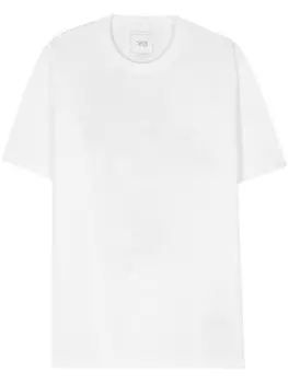 Y-3 футболка с логотипом, белый