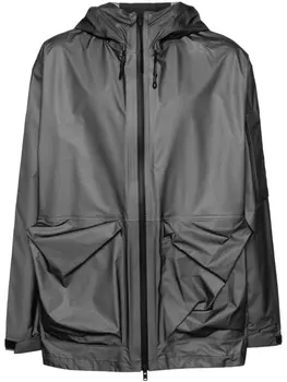 Y-3 куртка Gore-Tex с капюшоном, серый