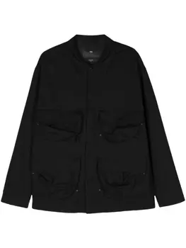 Y-3 куртка в стиле милитари с карманами, черный