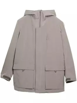Y-3 парка с капюшоном, серый