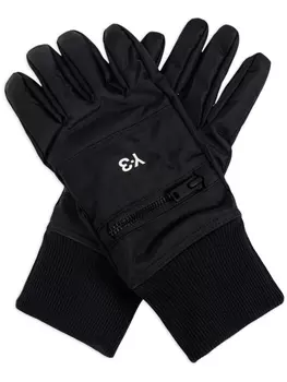Y-3 перчатки с карманами, черный