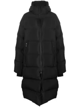Y-3 пуховик с капюшоном, черный