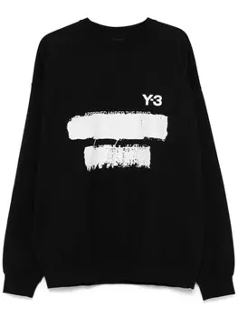Y-3 толстовка U GFX, черный