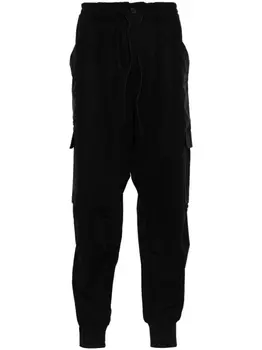Y-3 твиловые брюки карго, черный