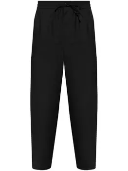 Y-3 зауженные брюки, черный