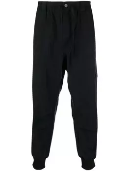 Y-3 зауженные брюки карго, черный