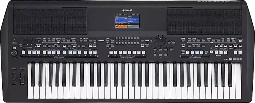 Yamaha PSRSX600 61-клавишная рабочая станция аранжировщика PSRSX600 61-key Arranger Workstation