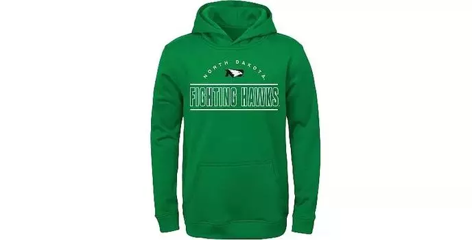 Яркая зеленая толстовка Gen2 Youth North Dakota Fighting Hawks