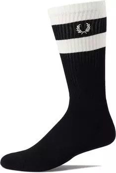 Яркие носки с двумя кончиками Fred Perry, цвет Black/Snow White