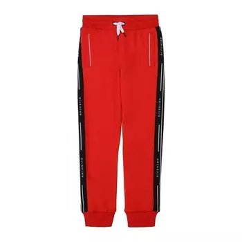 Ярко-красные хлопковые брюки Givenchy, красный