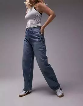 Ярко-синие джинсы Topshop