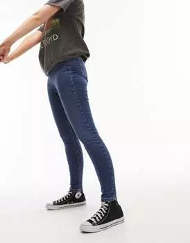 Ярко-синие джинсы Topshop Jamie