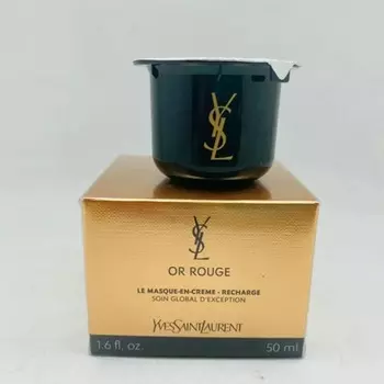 YSL OR ROUGE LE MASKE-IN-CREME Сменный блок 1,6 жидких унций 50 мл, новый в коробке Yves Saint Laurent