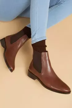 Забудь меня не ботинки челси с острым носком Jones Bootmaker, бежевый