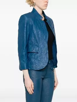 Zadig&Voltaire блейзер Verys с жатым эффектом, синий