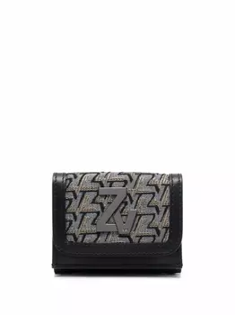 Zadig&Voltaire бумажник с монограммой, черный