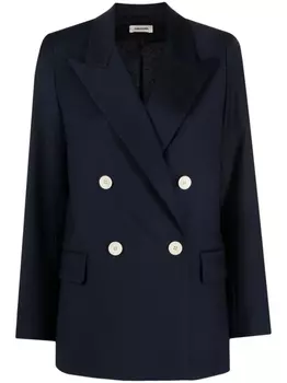 Zadig&Voltaire двубортный блейзер View, синий