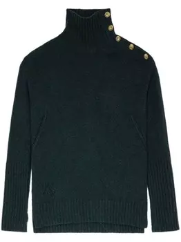 Zadig&Voltaire джемпер Альма, зеленый