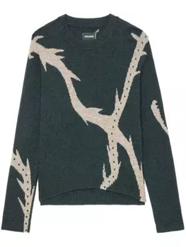 Zadig&Voltaire джемпер Markus, зеленый