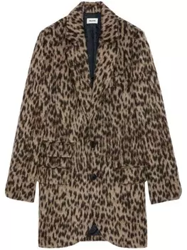 Zadig&Voltaire фиолетовый блейзер, коричневый