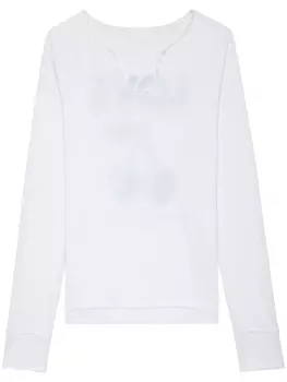 Zadig&Voltaire футболка хенли, белый