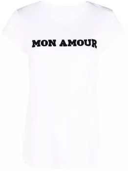 Zadig&Voltaire футболка Mon Amour, белый