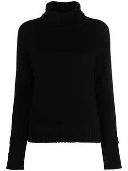 Zadig&Voltaire кашемировый джемпер свободного кроя, черный