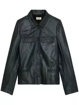 Zadig&Voltaire лиам кожаная куртка, зеленый