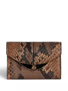 Zadig&Voltaire мини-кошелек Borderline, коричневый