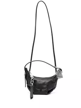 Zadig&Voltaire мини-сумка Le Cecilia с кристаллами, черный