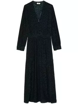 Zadig&Voltaire платье Рабелла, зеленый