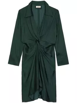 Zadig&Voltaire платье Rozo, зеленый