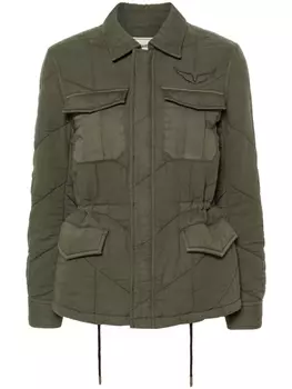 Zadig&Voltaire пуховик Kayak, зеленый