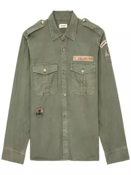 Zadig&Voltaire рубашка Таскала, зеленый