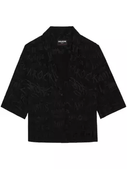 Zadig&Voltaire рубашка Telmos, черный