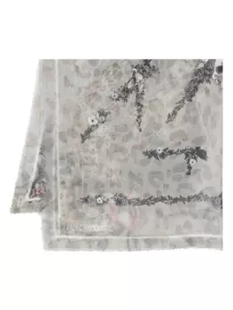 Zadig&Voltaire шарф Kerry Wild, серый