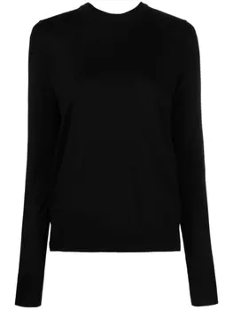 Zadig&Voltaire шерстяной джемпер Emma асимметричного кроя, черный