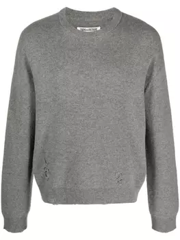 Zadig&Voltaire шерстяной джемпер Marko, серый