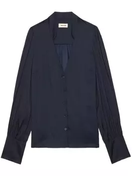 Zadig&Voltaire тонкая рубашка, синий