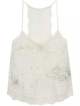 Zadig&Voltaire топ Claudy Jac Wings, нейтральный цвет