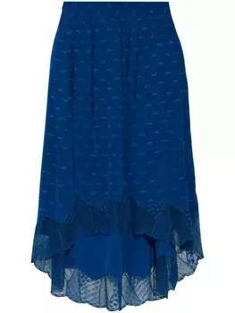 Zadig&Voltaire юбка оверсайз, синий