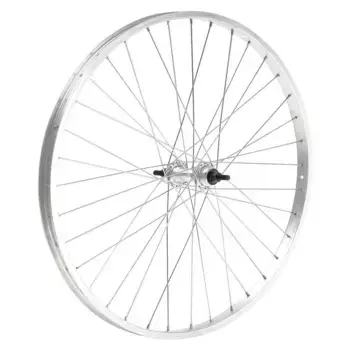 Заднее колесо Mvtek 28 x 1.5/8 R Aluminium Hub on Spheres Nut 1s, серебряный