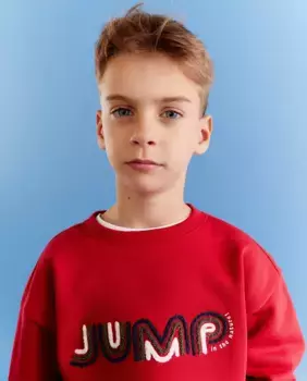 Закрытая толстовка для мальчика Kids El Corte Ingls, красный