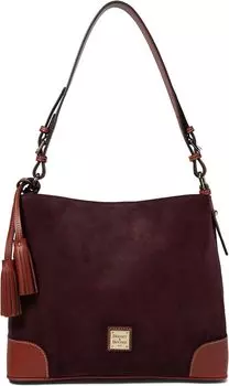 Замшевая большая сумка Dooney & Bourke, цвет Wine